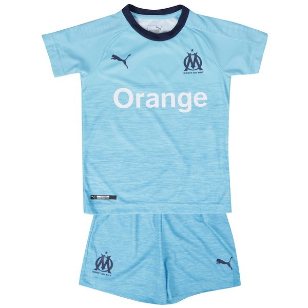 Maillot Football Marseille Third Enfant 2018-19 Bleu